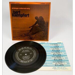 Bert Kaempfert Orange Colored Sky Compact 33 Jukebox Vinyl Swing Band Jazz DECCA
